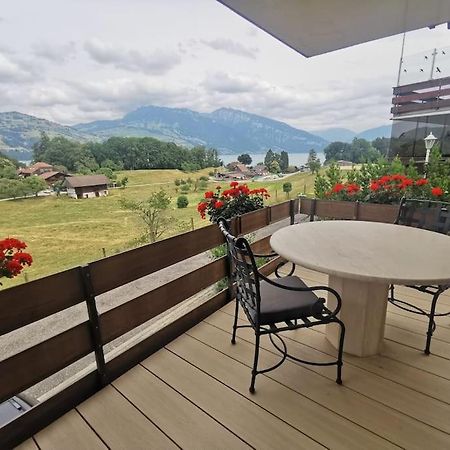 Neb-Thun Einigen, Wohnung Am See Шпіц Екстер'єр фото